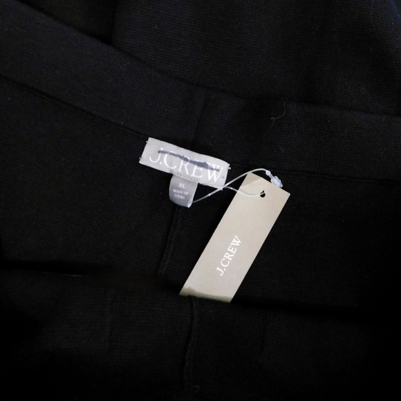 NWT!! J. CREW Sailor Sweater Trouser Tencel Lyocell Blend Knit Solid Black XL - Picture 13 of 16